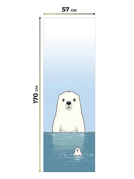 Рулонная штора для кухни для детской Флордо - 86 - ширина 57 см - фото 5