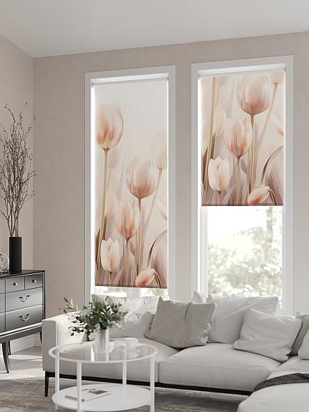 Рулонная штора для кухни для детской Флордо - 93 - ширина 57 см - фото 2