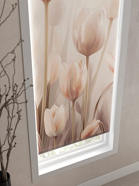 Рулонная штора для кухни для детской Флордо - 93 - ширина 57 см - фото 3