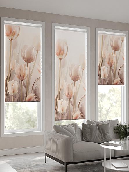 Рулонная штора для кухни для детской Флордо - 93 - ширина 57 см - фото 4