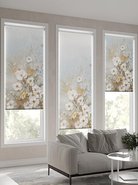 Рулонная штора для кухни для детской Флордо - 94 - ширина 57 см - фото 4