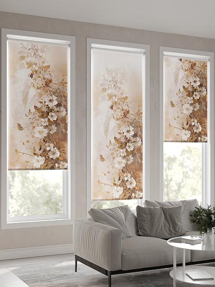 Рулонная штора для кухни для детской Флордо - 97 - ширина 57 см - фото 4