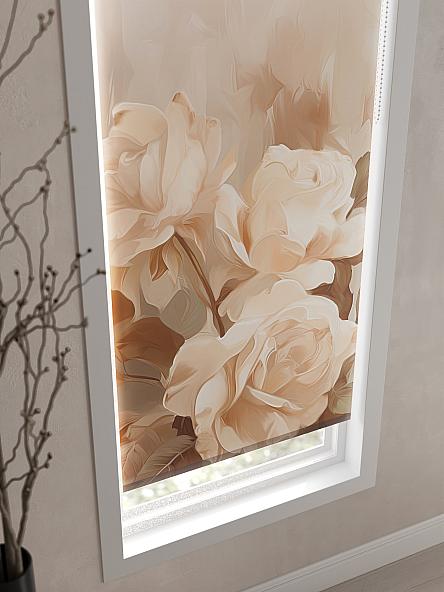 Рулонная штора для кухни для детской Флордо - 98 - ширина 57 см - фото 3