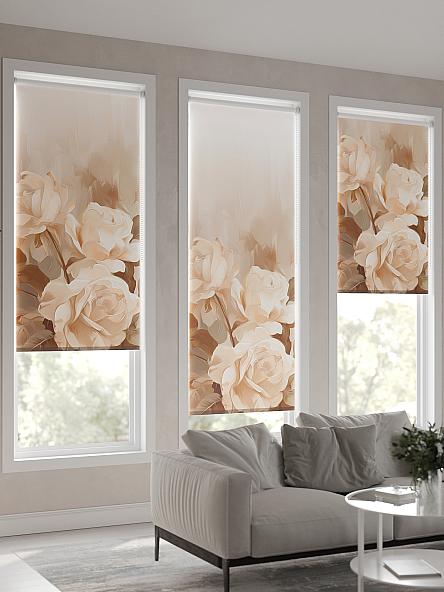 Рулонная штора для кухни для детской Флордо - 98 - ширина 57 см - фото 4