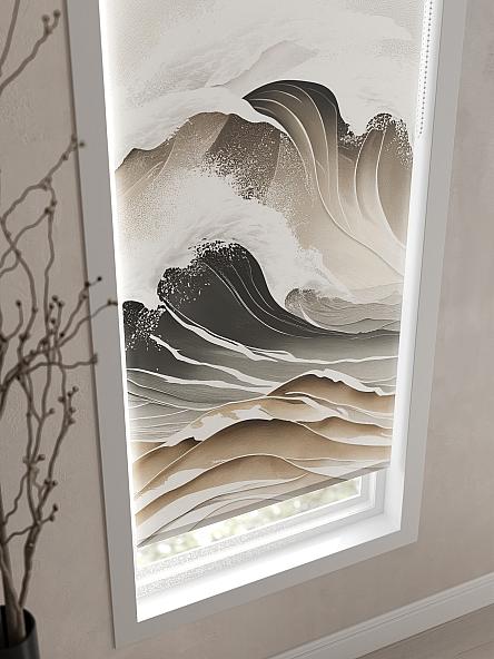 Рулонная штора для кухни для детской Флордо - 100 - ширина 57 см - фото 3