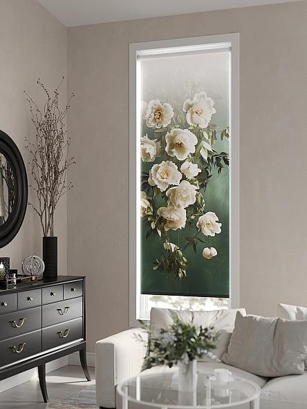 Рулонная штора для кухни для детской Флордо - 101 - ширина 57 см - фото 6