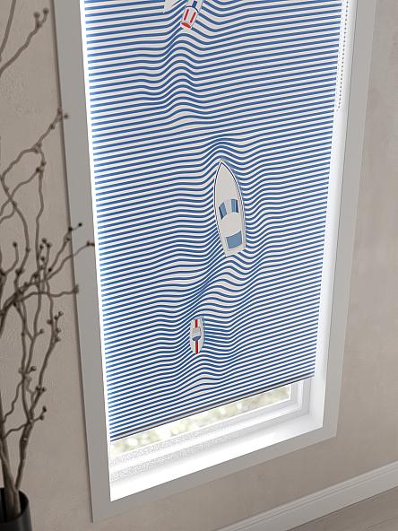 Рулонная штора для кухни для детской Флордо - 105 - ширина 57 см - фото 3
