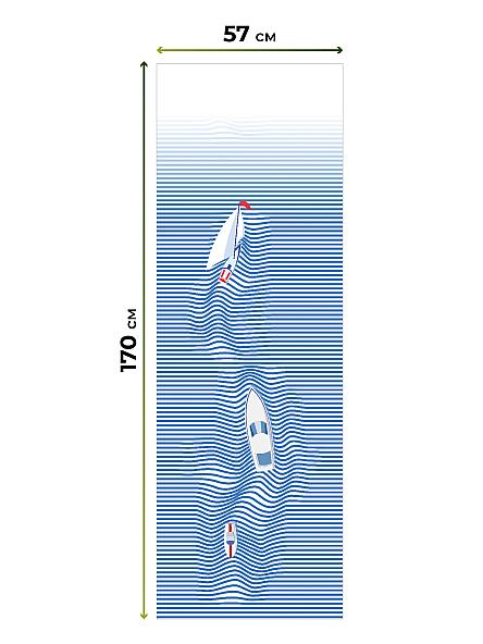 Рулонная штора для кухни для детской Флордо - 105 - ширина 57 см - фото 5