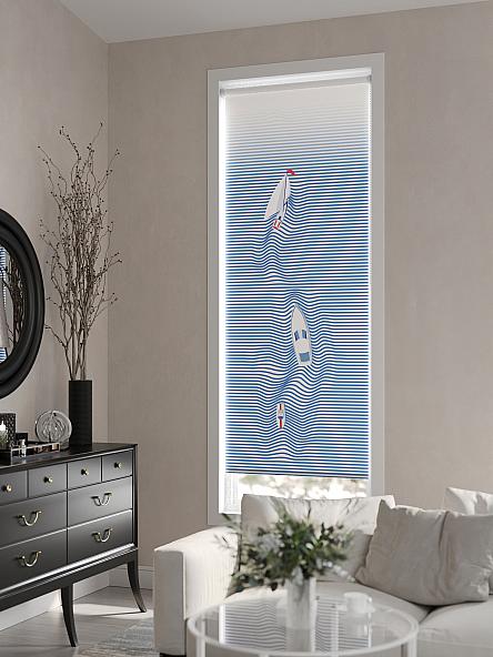 Рулонная штора для кухни для детской Флордо - 105 - ширина 57 см - фото 6