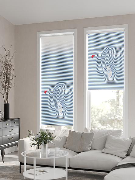 Рулонная штора для кухни для детской Флордо - 106 - ширина 57 см - фото 2