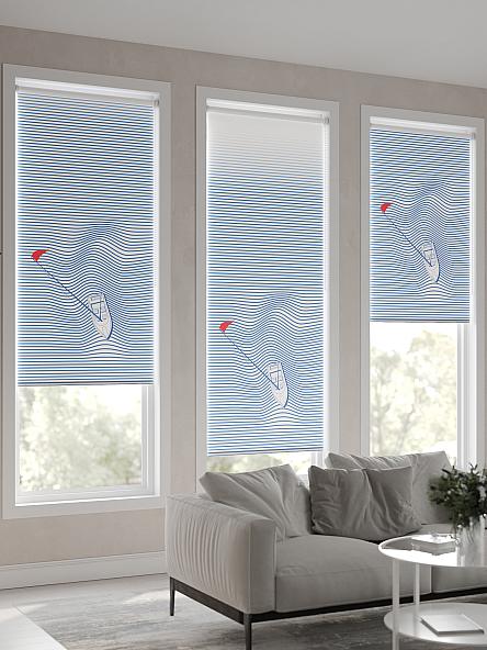 Рулонная штора для кухни для детской Флордо - 106 - ширина 57 см - фото 4