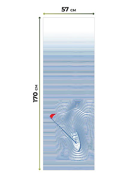 Рулонная штора для кухни для детской Флордо - 106 - ширина 57 см - фото 5
