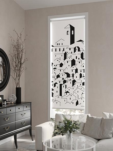 Рулонная штора для кухни для детской Флордо - 108 - ширина 57 см - фото 6