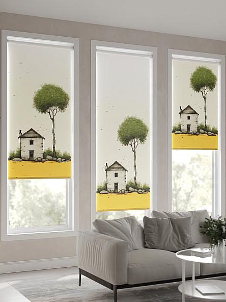 Рулонная штора для кухни для детской Флордо - 109 - ширина 57 см - фото 4