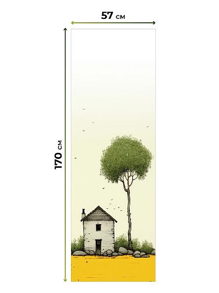 Рулонная штора для кухни для детской Флордо - 109 - ширина 57 см - фото 5