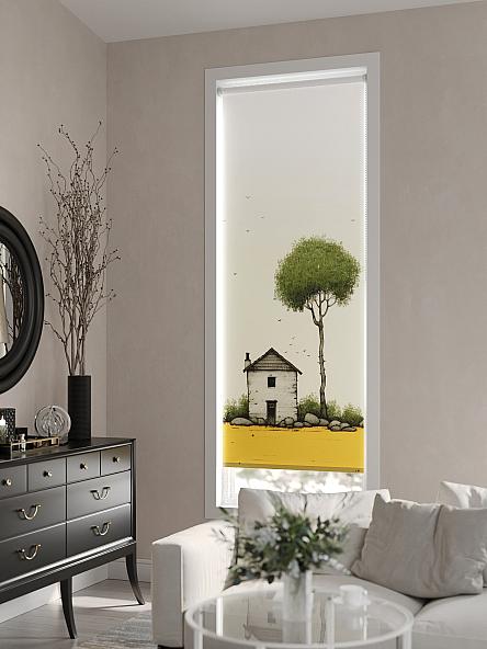 Рулонная штора для кухни для детской Флордо - 109 - ширина 57 см - фото 6