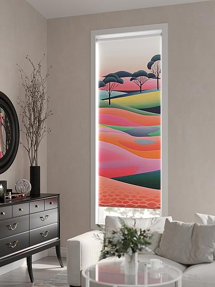 Рулонная штора для кухни для детской Флордо - 111 - ширина 57 см - фото 6