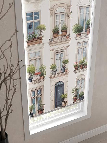 Рулонная штора для кухни для детской Флордо - 115 - ширина 57 см - фото 3