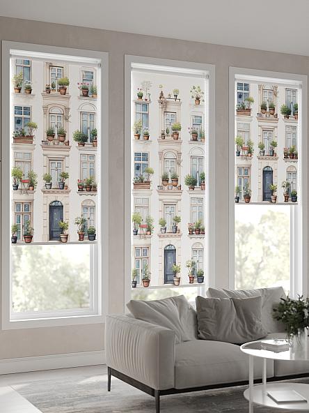 Рулонная штора для кухни для детской Флордо - 115 - ширина 57 см - фото 4