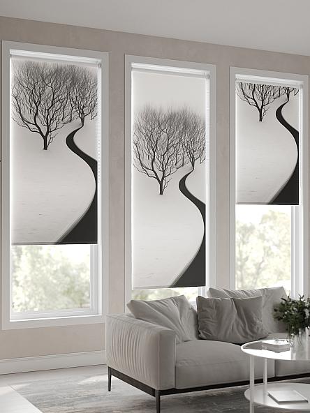 Рулонная штора для кухни для детской Флордо - 117 - ширина 57 см - фото 4