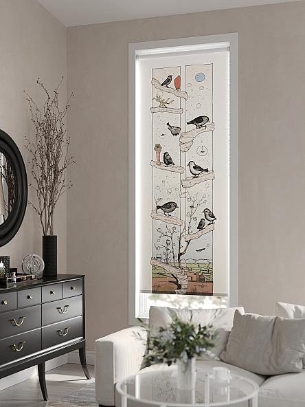 Рулонная штора для кухни для детской Флордо - 118 - ширина 57 см - фото 6