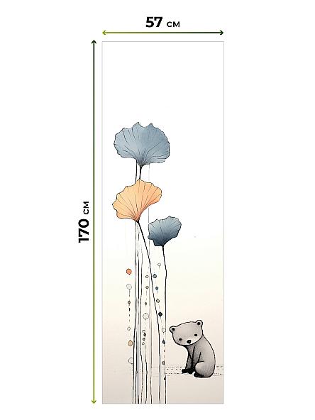 Рулонная штора для кухни для детской Флордо - 119 - ширина 57 см - фото 5