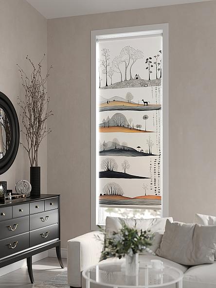 Рулонная штора для кухни для детской Флордо - 120 - ширина 57 см - фото 6