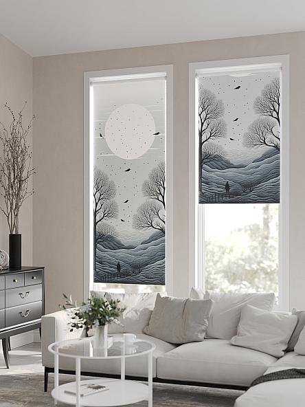 Рулонная штора для кухни для детской Флордо - 121 - ширина 57 см - фото 2