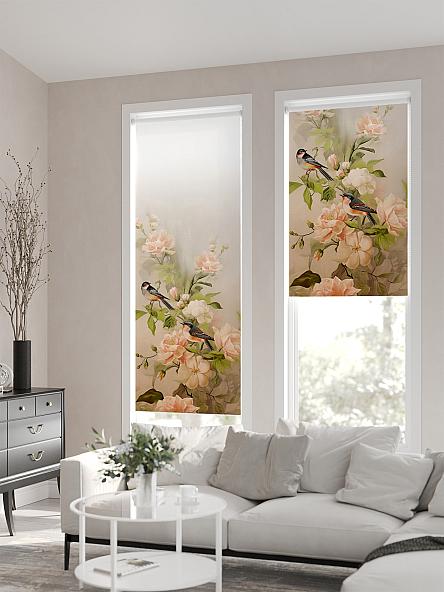 Рулонная штора для кухни для детской Флордо - 128 - ширина 57 см - фото 2