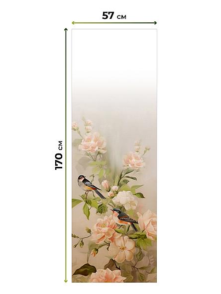 Рулонная штора для кухни для детской Флордо - 128 - ширина 57 см - фото 5