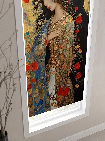 Рулонная штора для кухни для детской Флордо - 133 - ширина 57 см - фото 3