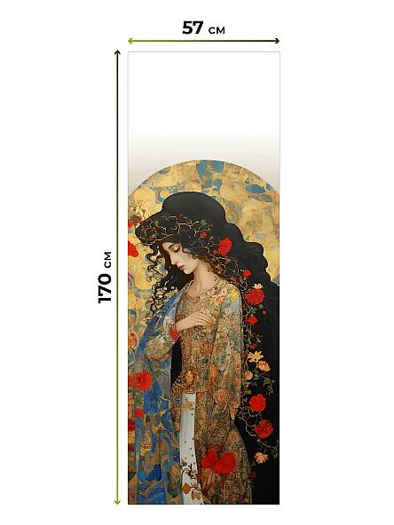 Рулонная штора для кухни для детской Флордо - 133 - ширина 57 см - фото 5