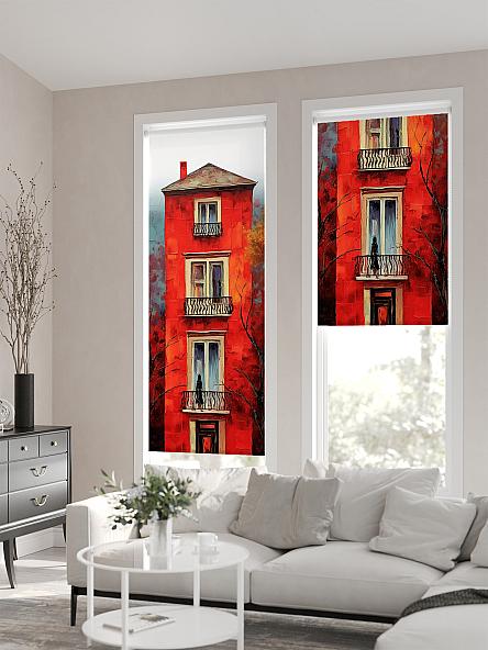 Рулонная штора для кухни для детской Флордо - 134 - ширина 57 см - фото 2