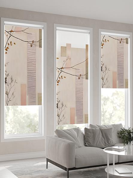 Рулонная штора для кухни для детской Флордо - 137 - ширина 57 см - фото 4