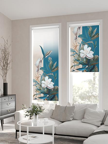 Рулонная штора для кухни для детской Флордо - 138 - ширина 57 см - фото 2