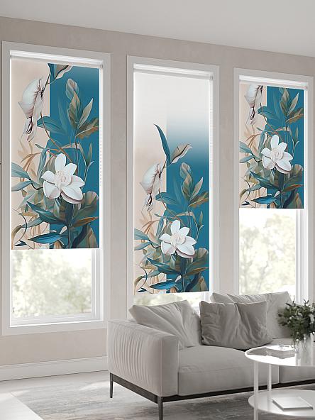 Рулонная штора для кухни для детской Флордо - 138 - ширина 57 см - фото 4