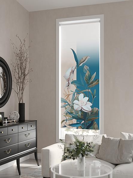 Рулонная штора для кухни для детской Флордо - 138 - ширина 57 см - фото 6