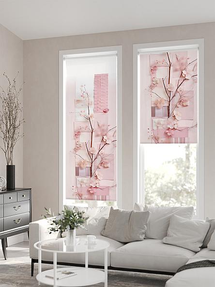 Рулонная штора для кухни для детской Флордо - 139 - ширина 57 см - фото 2