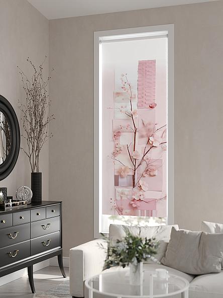 Рулонная штора для кухни для детской Флордо - 139 - ширина 57 см - фото 6