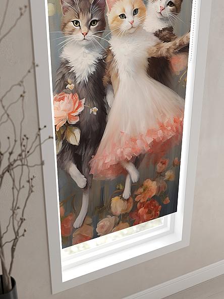 Рулонная штора для кухни для детской Флордо - 146 - ширина 57 см - фото 3