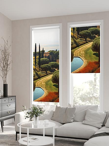 Рулонная штора для кухни для детской Флордо - 152 - ширина 57 см - фото 2