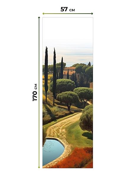 Рулонная штора для кухни для детской Флордо - 152 - ширина 57 см - фото 5