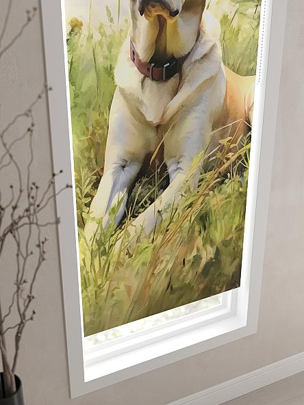 Рулонная штора для кухни для детской Флордо - 154 - ширина 57 см - фото 3