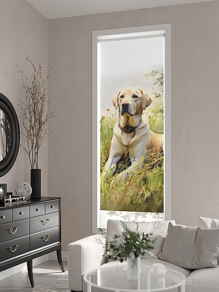 Рулонная штора для кухни для детской Флордо - 154 - ширина 57 см - фото 6