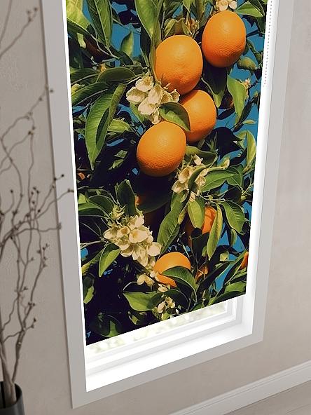 Рулонная штора для кухни для детской Флордо - 156 - ширина 57 см - фото 3