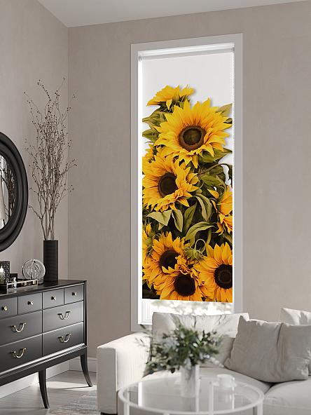 Рулонная штора для кухни для детской Флордо - 157 - ширина 57 см - фото 6