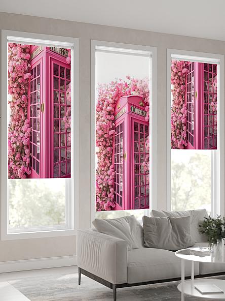 Рулонная штора для кухни для детской Флордо - 158 - ширина 57 см - фото 4