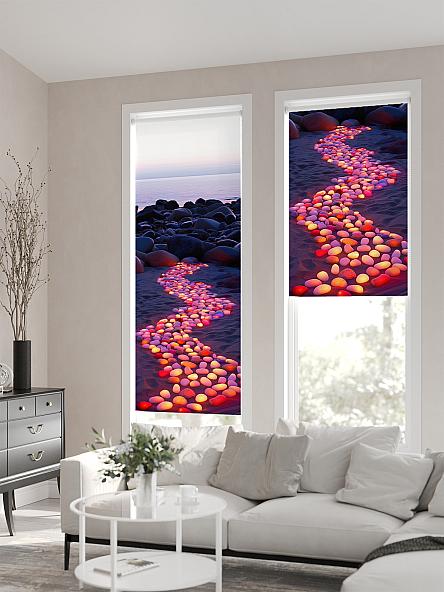 Рулонная штора для кухни для детской Флордо - 159 - ширина 57 см - фото 2