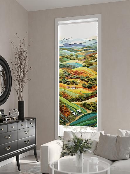 Рулонная штора для кухни для детской Флордо - 160 - ширина 57 см - фото 6