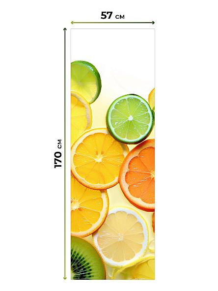 Рулонная штора для кухни для детской Флордо - 163 - ширина 57 см - фото 5